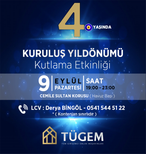 TÜGEM 4 Yaşında Organizasyonu