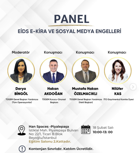 EİDS E-Kira ve Sosyal Medya Engelleri