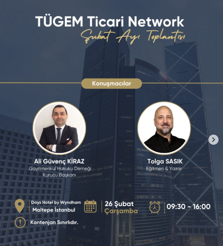 TÜGEM Ticari Network Şubat Ayı buluşması